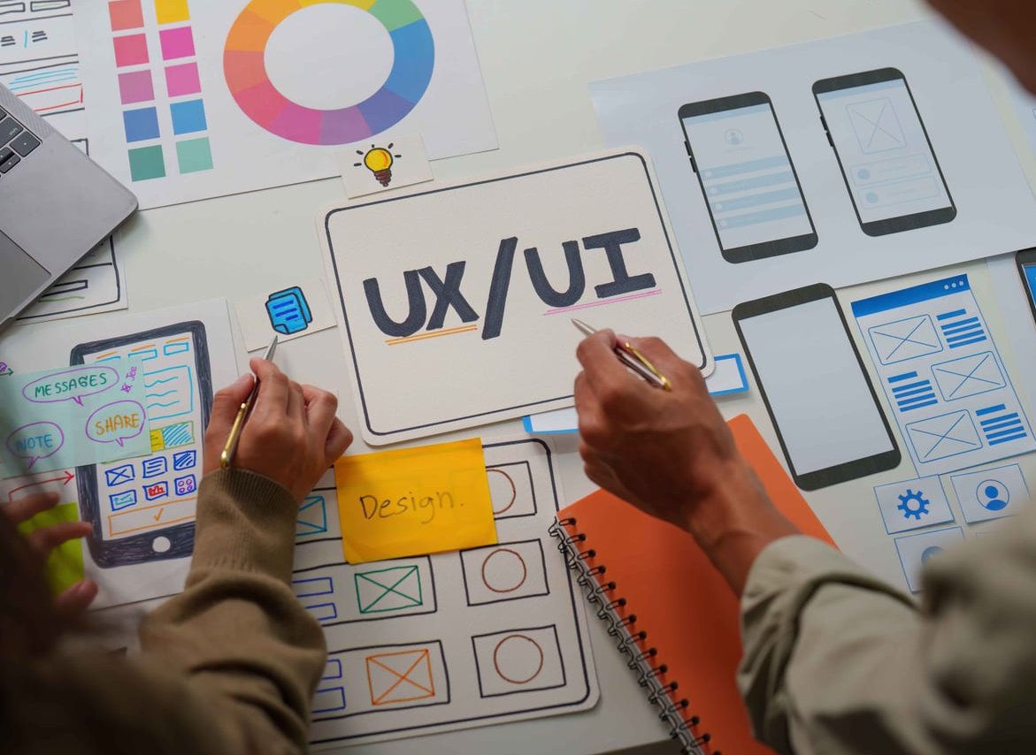 website design laptop