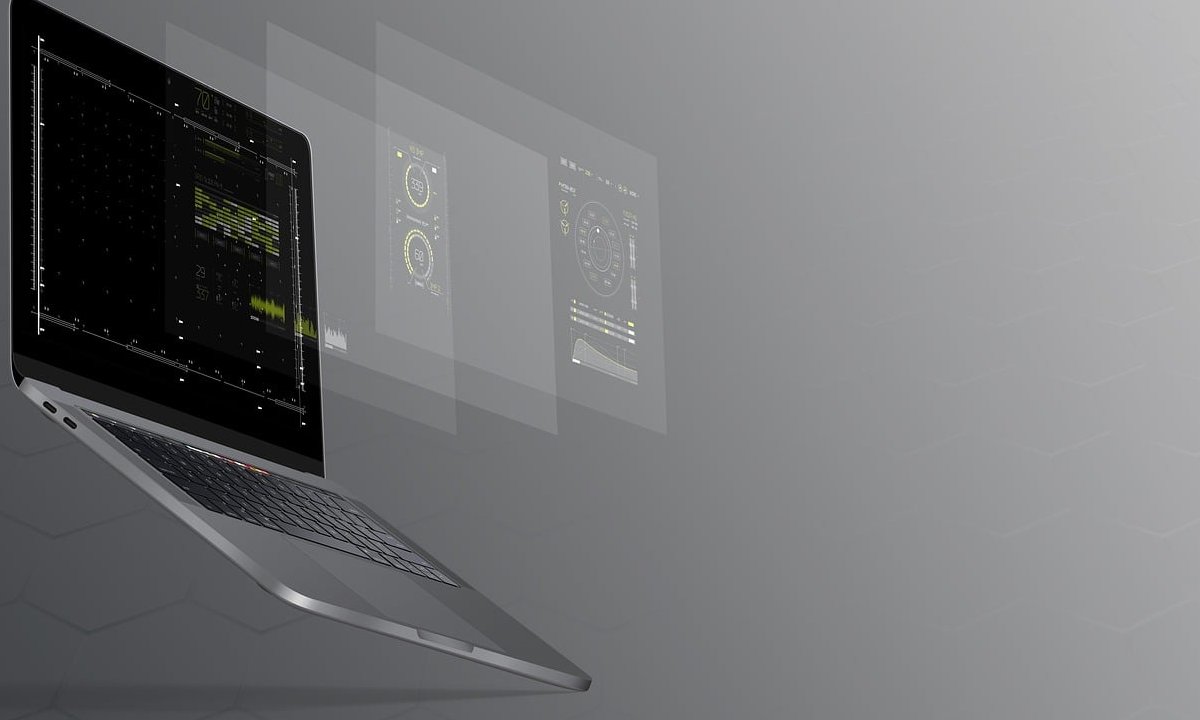 website design laptop